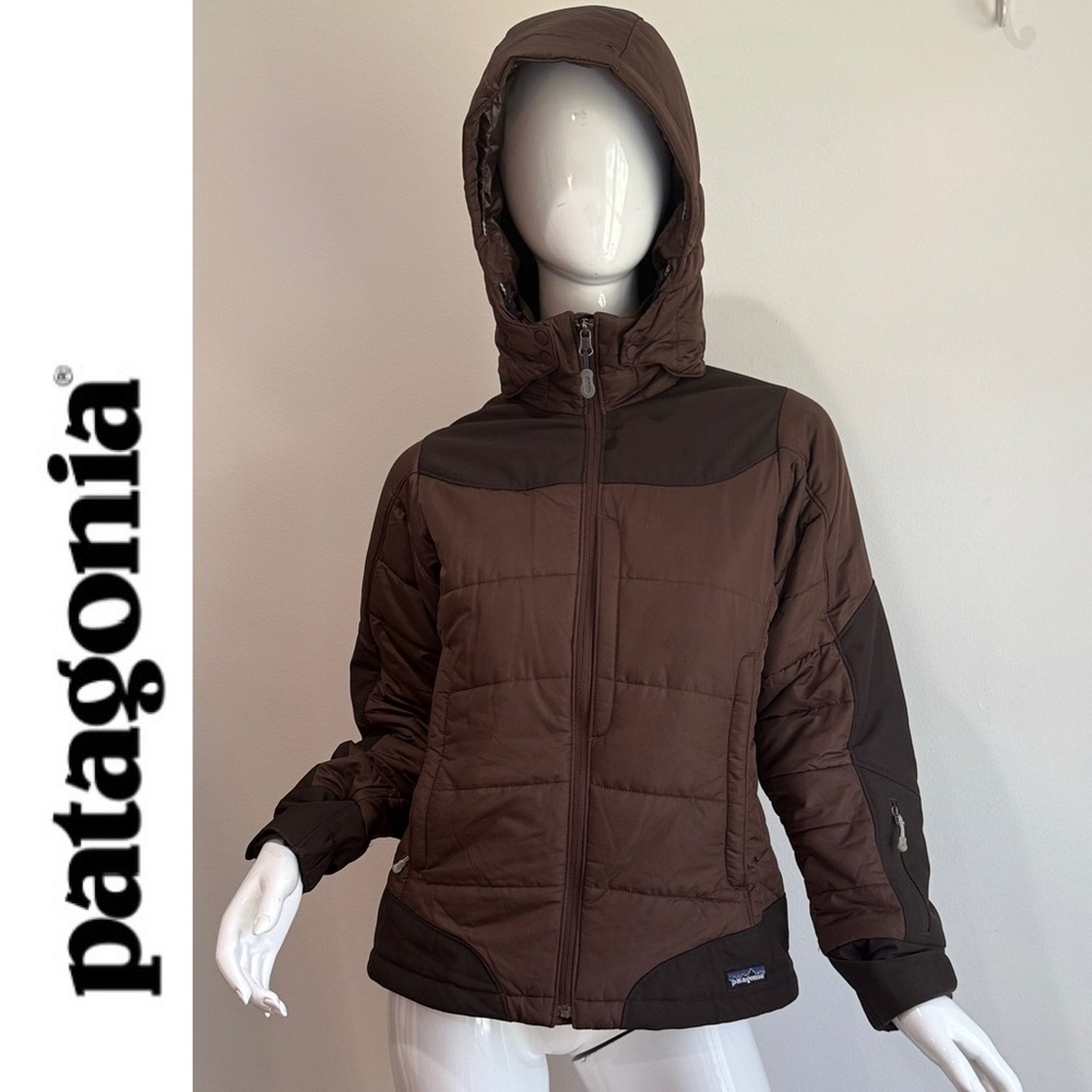 Patagonia Women's Rubicon Rider Insulated Puffer Ski Snowboard Jacket Brown